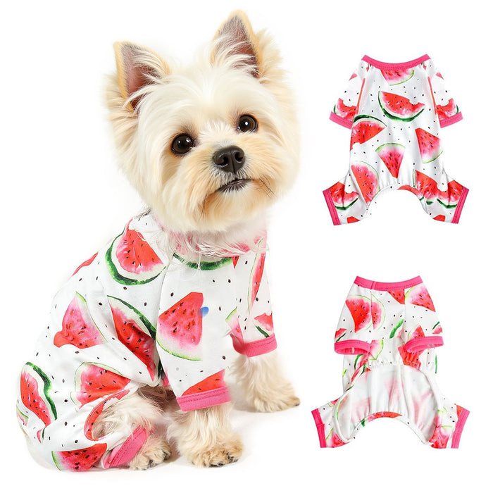 Cute Fruit Dog Jumpsuit & Pajamas Outfit
