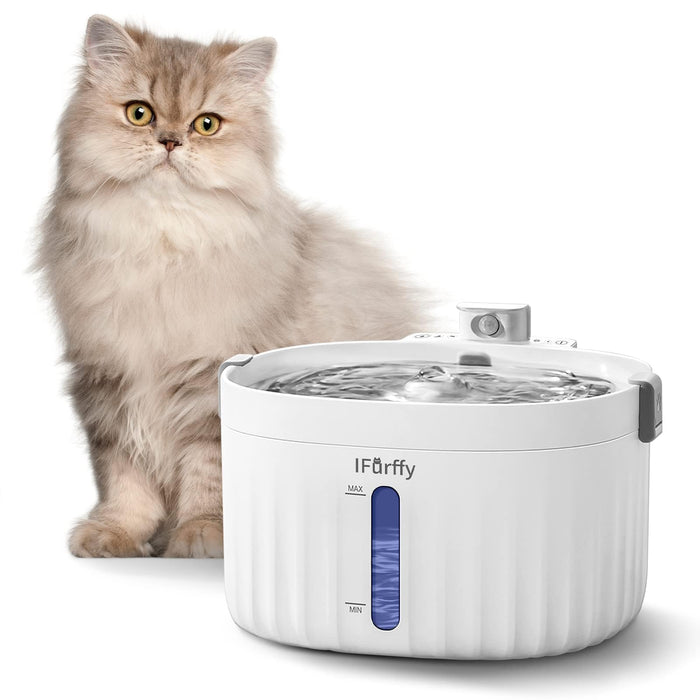 Ultra Quiet Wireless Cat Water Fountain 2L