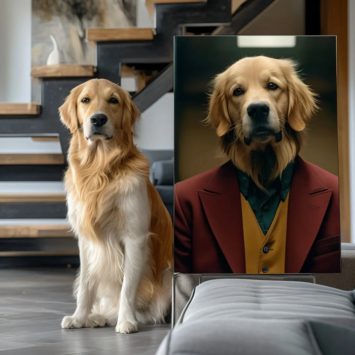 Custom 3D Pet Portrait Wall Art - Vibrant Decor