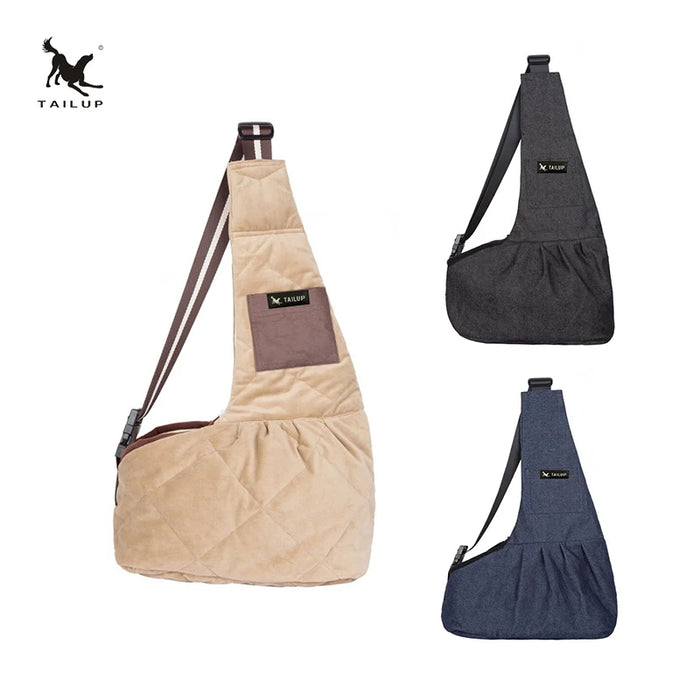 Windproof Dog Sling Bag for Small Pets