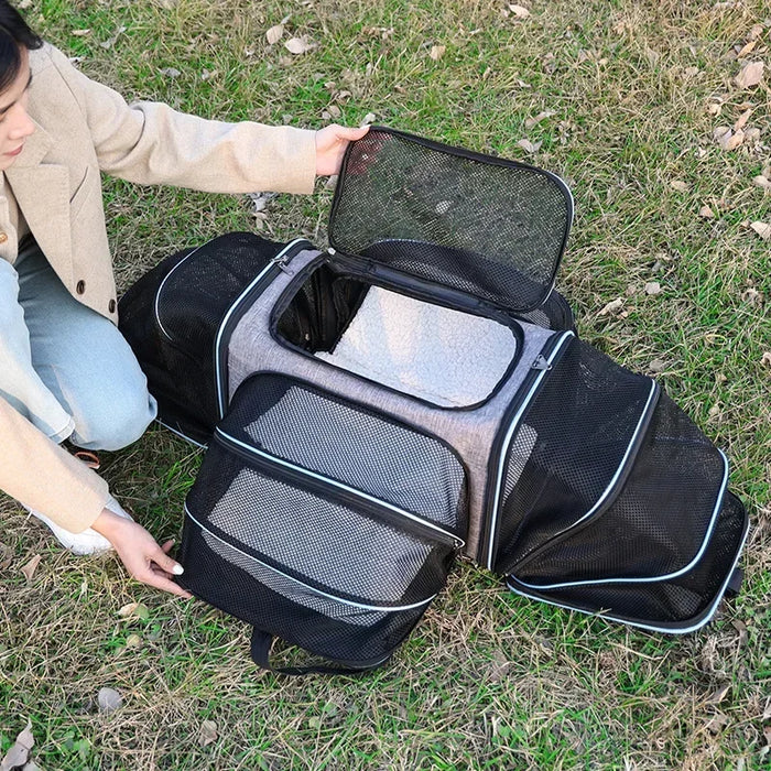 Airline Approved Expandable Cat Backpack Carrier