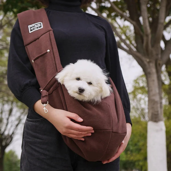 Travel-Friendly Dog Sling Bag - Comfy & Secure