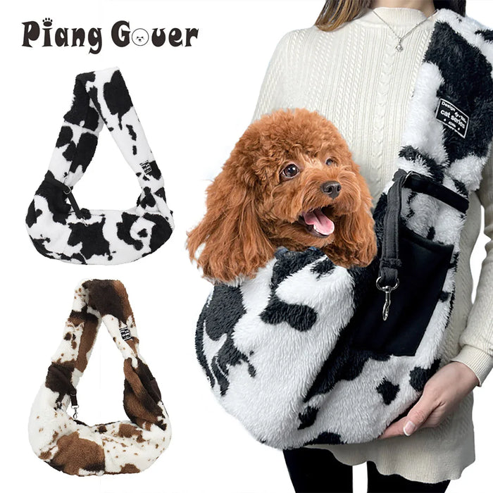 Cozy Plush Pet Carrier for Small Dogs & Cats