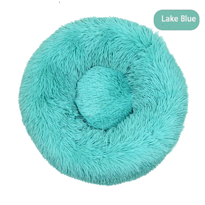 Cozy Round Plush Dog Bed for All Sizes