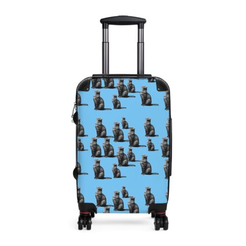 Cat Crown Suitcase - Stylish Pet Lover Luggage